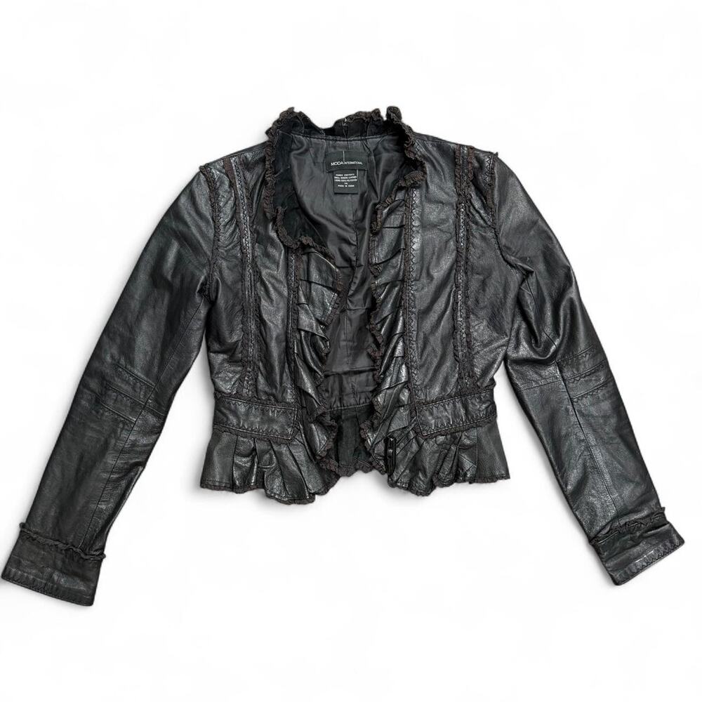 Vintage y2k moda international leather